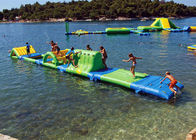 Aqua Jump Inflatable Floating Water Park / Inflatable Water Island