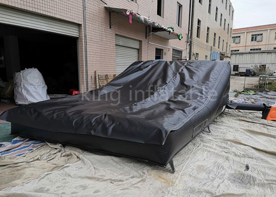 5*3*1.5m Pvc Tarpaulin Inflatable Stunt Bag For Bike Stunt Show