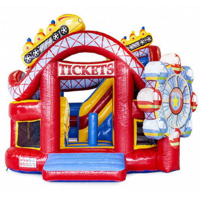 0.55mm Pvc Tarpaulin Inflatable Bouncer Combo inflatable jumping castle