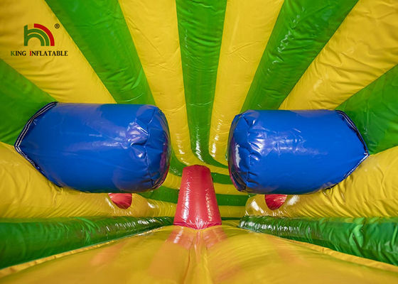 PVC Outdoor Lion Carton Bounce Obstacle Course 6.5*5.5*3.2m