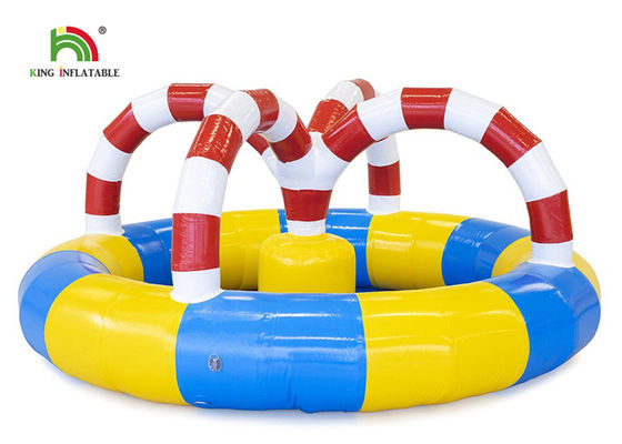 Red Blue 3m Kids Inflatable Duck Pond For Amusement Park