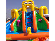 PVC Tarpaulin Inflatable Water Slide / Inflatable Water Park Games