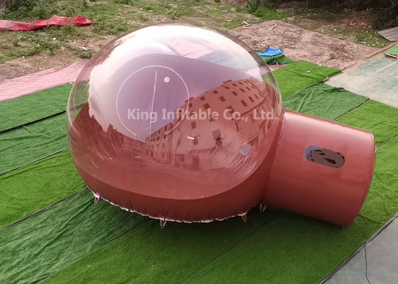 Brown 5m Inflatable Bubble Tent Camping House For Outdoor Hotel