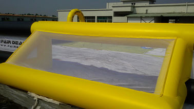 Gient Tarpaulin Inflatable Sports Games / Tarpaulin Football Playground