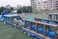 Custom Obstacle Course Inflatable Sport Games With Camouflage Printing