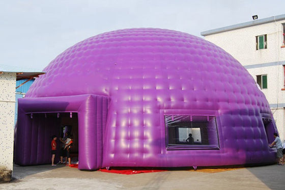 Double Stitching 60*20m Inflatable Dome Tent For Events