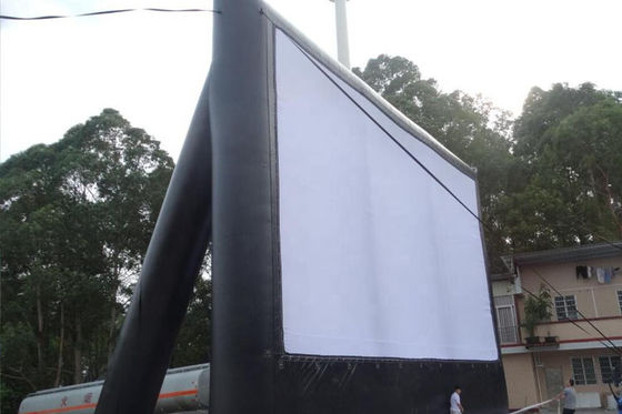 Waterproof Backyard Outdoor Inflatable Movie Screen With Blowers