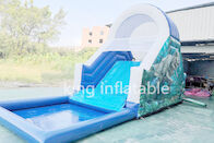 Funny Dinosaur Theme 8.5m By 3m Inflatable Water Slide