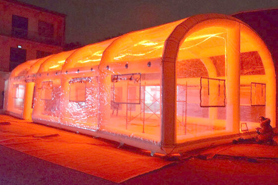 Plato 0.65mm Inflatable LED Lighting Tent Blow Up House For Party