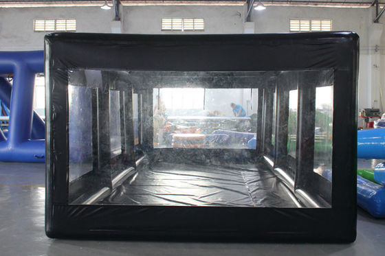 Custom Airtight Clear Inflatable PVC Car Capsule Tent 6m By 4m