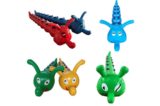 Commercial Water Park Toys Inflatable Dragon Boat For Outdoor Playground