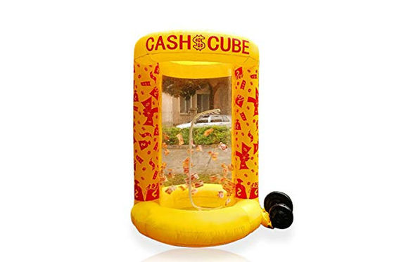 Customized Inflatable Money Grabbing Game Cash Cube Machine