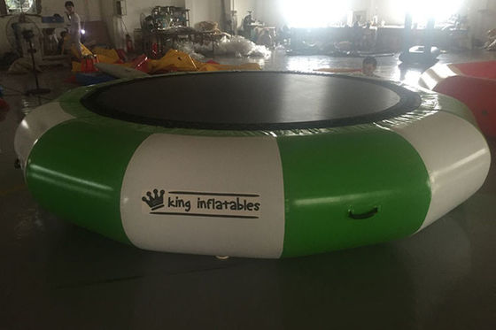 Custom Commercial Inflatable Water Trampoline Toys Floating Jumping Bed