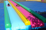Outdoor Rental Business 1000 Ft Customized Inflatable N Slide With Swimming Pool