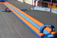 Outdoor Rental Business 1000 Ft Customized Inflatable N Slide With Swimming Pool