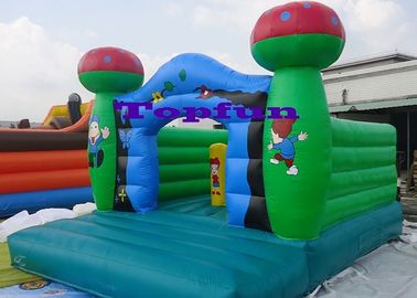 PVC Tarpaulin Inflatable Commercial Bounce Houses For Toddlers