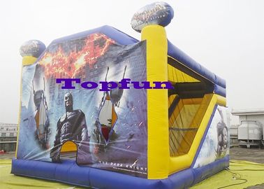 Kids Party  PVC  Commercial Bounce Houses Tarpaulin Batman