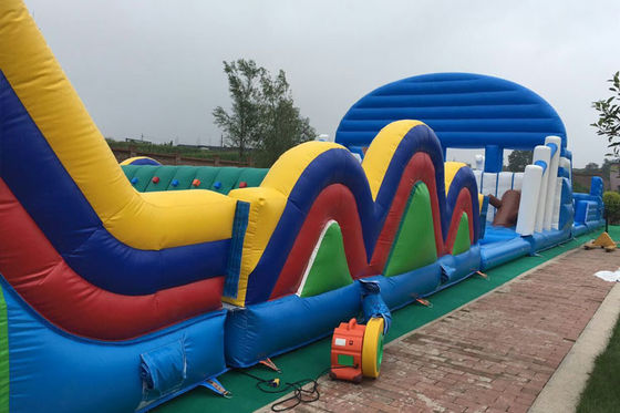 Outdoor Inflatable Obstacle Courses Challenge Inflatable Party Games For Adults