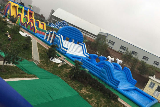 Outdoor Inflatable Obstacle Courses Challenge Inflatable Party Games For Adults