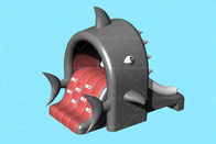 Custom 3.3m*2m Shark Theme Inflatable Water Slide For Kids Swimming Pool