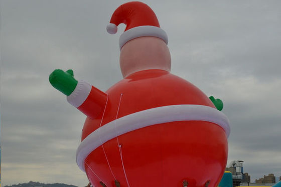 Custom Giant Inflatable Christmas Helium Balloons For Out Door Advertising