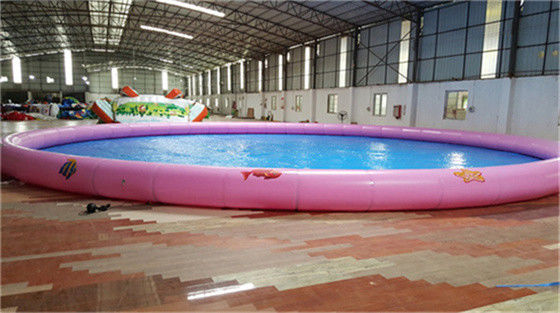 16mD Large Round 0.9mm PVC Tarpaulin Inflatable Swimming Pool For Outdoor Or Indoor Kid's Playing