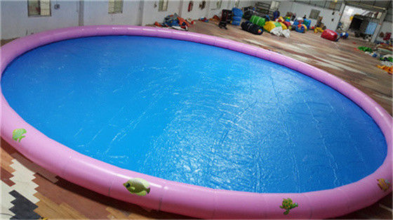 16mD Large Round 0.9mm PVC Tarpaulin Inflatable Swimming Pool For Outdoor Or Indoor Kid's Playing