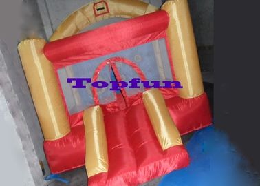 Inflatable Commercial Bounce Houses With Roof Cover / Bounce Rooms With Slide