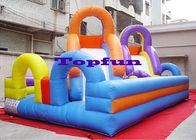Slide Combi Bouncy Castle For Amusement Park with CE , EN14960 , SGS Certificate