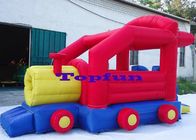 Cheap Fabric 6.5m Inflatable Truck Commercial Bounce Houses For Family Use