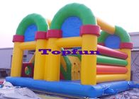 Eco Friendly Inflatable Jumping Castle / Bounce around with slide