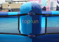 Super luxurious 0.9mm PVC tarpaulin Inflatable Swimming Pools  roof