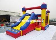 PVC Tarpaulin Commercial Inflatable Jumping Castle Combi Slide Hire