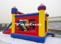 PVC Tarpaulin Commercial Inflatable Jumping Castle Combi Slide Hire