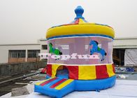 Commercial Inflatable Carousel Jumping Castle / Circus House , Resell