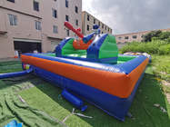 Inflatable pedestal gladiator Joust Arena Backyard Game With Sticks