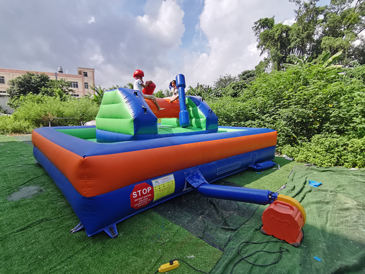 Inflatable pedestal gladiator Joust Arena Backyard Game With Sticks