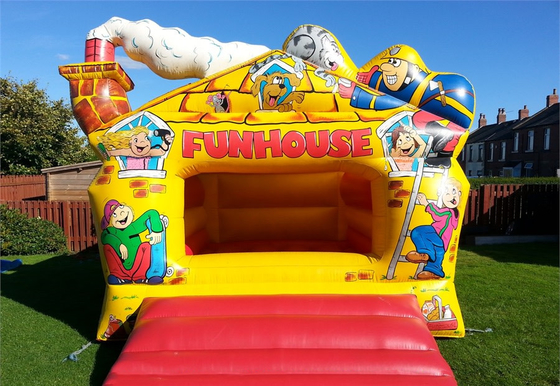 Wacky Themed Inflatable Bounce House Kids Fun Jumping Castle