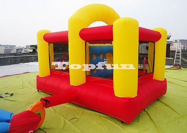 Commercial Bouncy Houses / 13ft Kids Modular Bounce Rooms With Slide