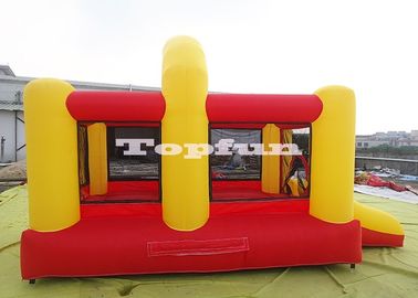 Commercial Bouncy Houses / 13ft Kids Modular Bounce Rooms With Slide