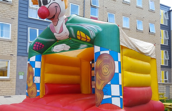 Cartoon Clown Themed Inflatable Bouncer Castle For Adults