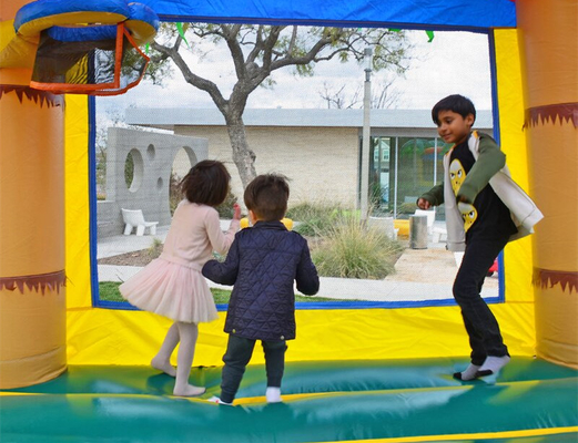 Inflatable Coconut Tree Water Slide Bounce House For Holiday Event