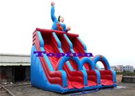 Hero Designing Inflatable Water Slide Double Lanes Slide Kids Outdoor Fun
