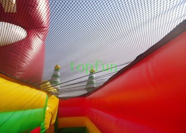 0.45 - 0.55mm PVC Inflatable Amusement Park Slide Unti - Ruptured