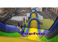 Gaint Inflatable Water Slide Outdoor Amusement Park / Beach Sliding Games
