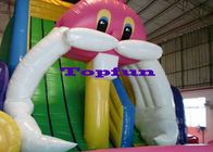 Big White Rabbit Inflatable Water Slide