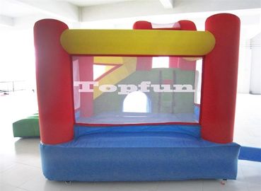 Inflatable Commercial Bouncy Castles With Slide For Family Party