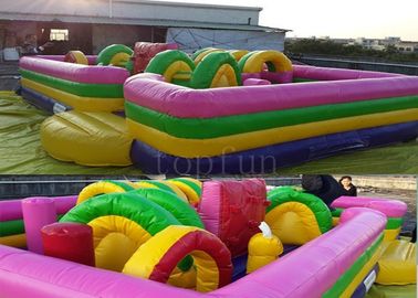 Plato  PVC tarpaulin , inflatable amusement park Obstacle Game for kids