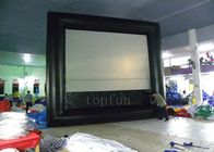 Portable Outdoor Inflatable Projection Screen 0.55 PVC Tarpaulin For Billboard Advertising