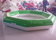 Family Use Inflatable Swimming Pools , PVC Tarpaulin Inflatable Hexagonal Water Pools